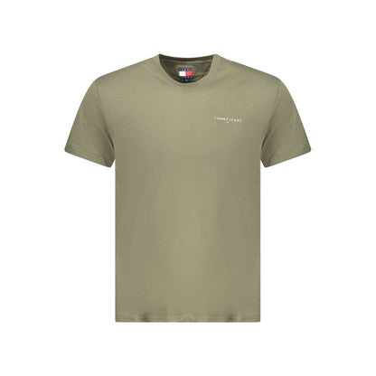 Green Cotton Men TShirt