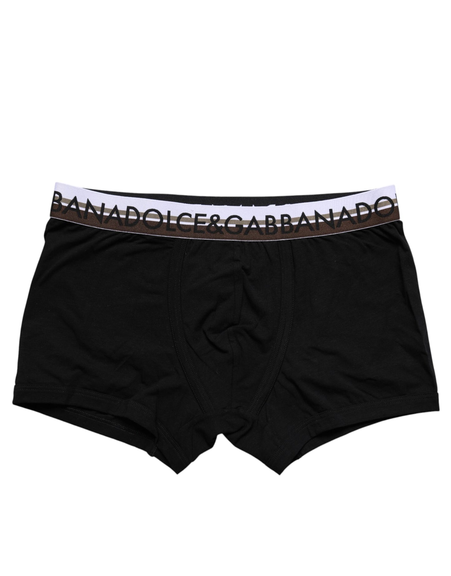 Black Cotton Stretch Regular Boxer Underwear