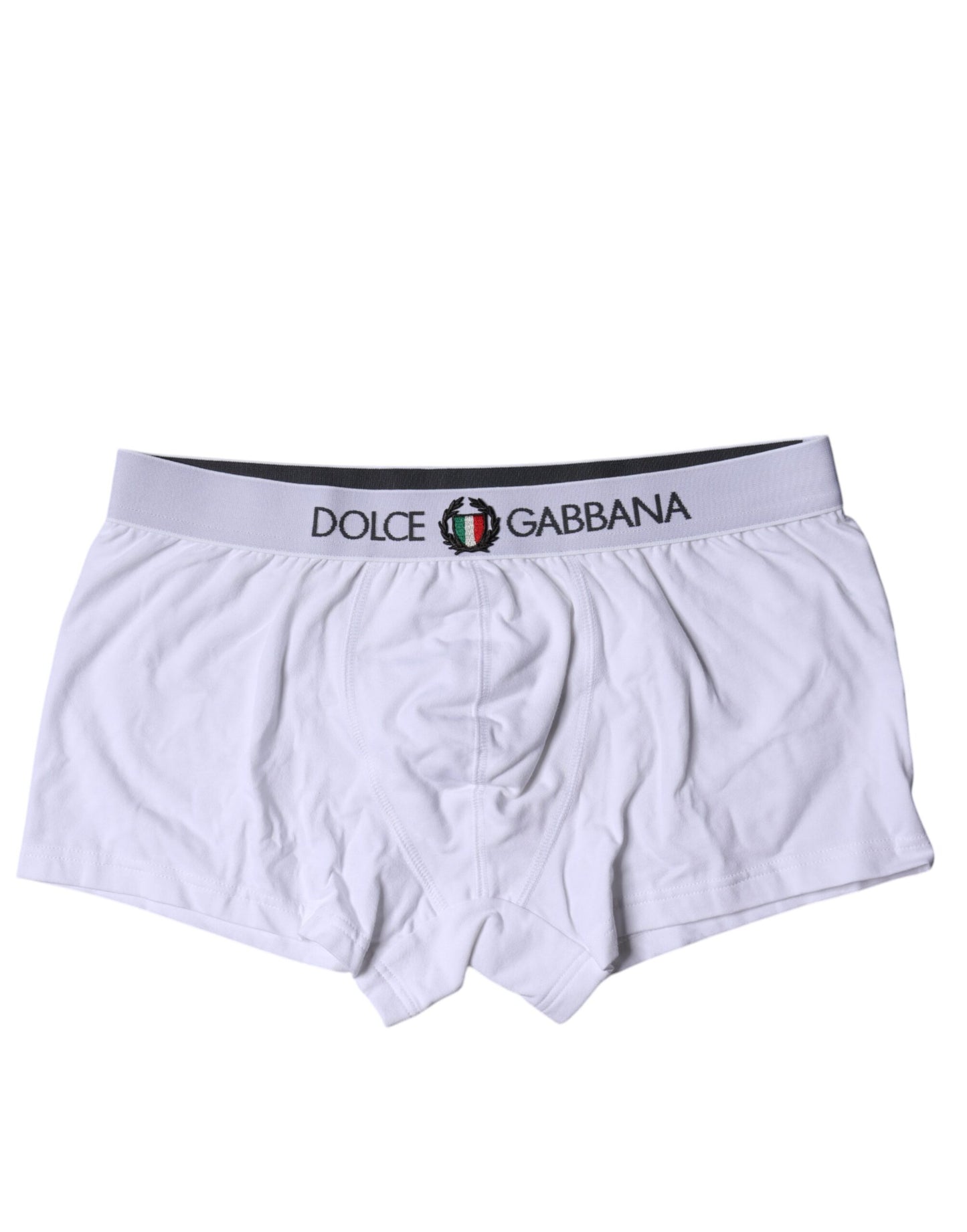 White Cotton Stretch Regular Boxer Underwear