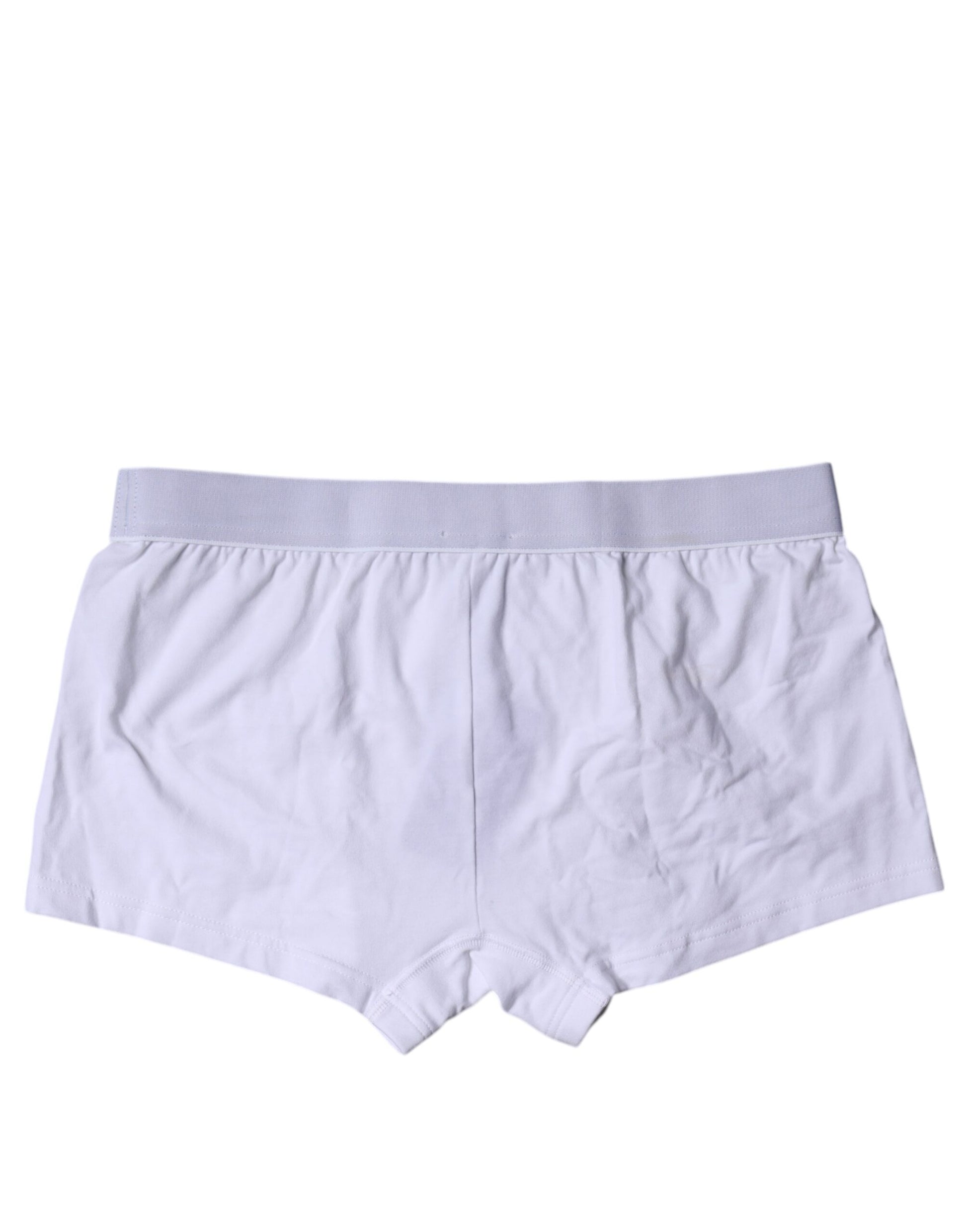 White Cotton Stretch Regular Boxer Underwear