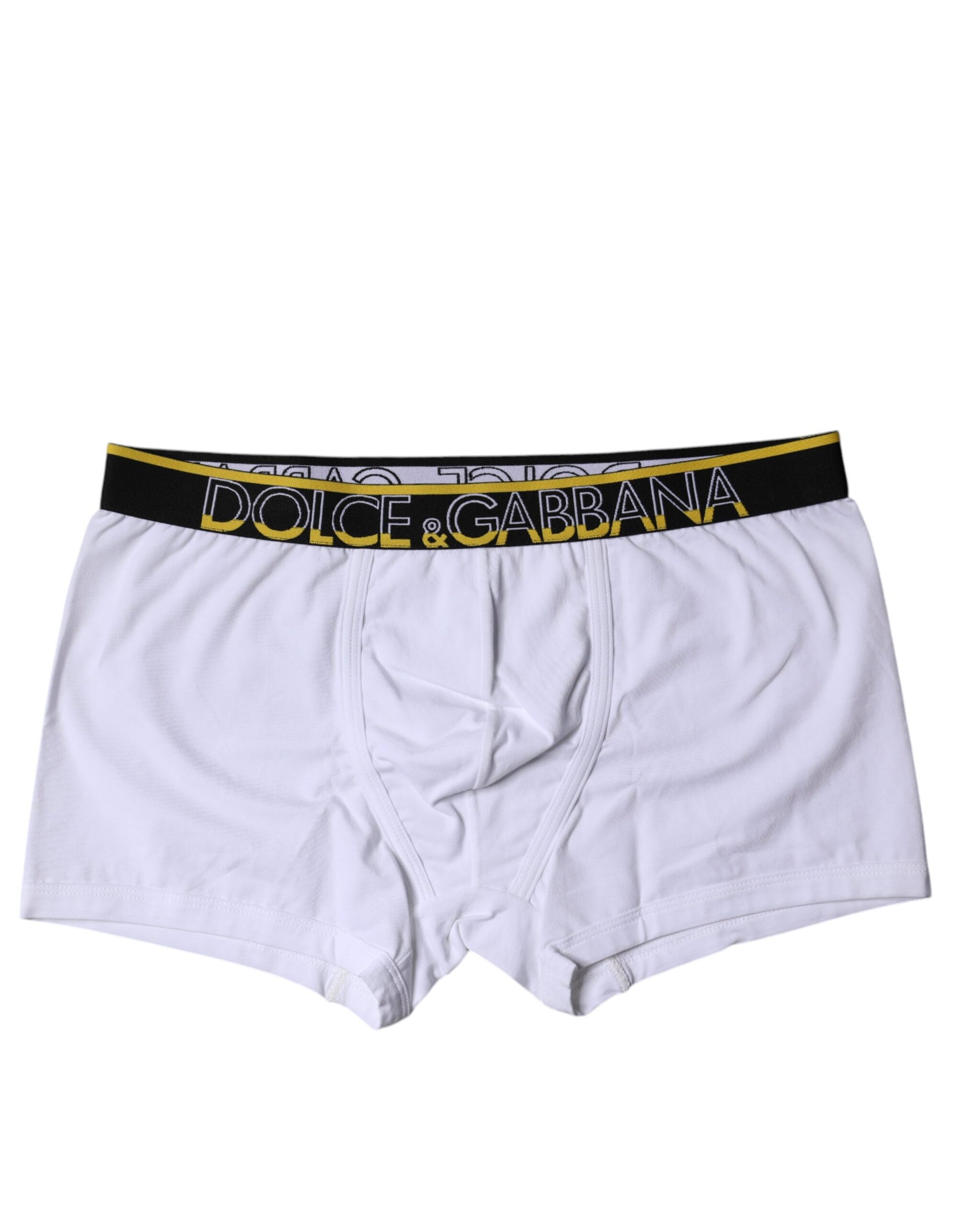 White Cotton Stretch Regular Boxer Underwear