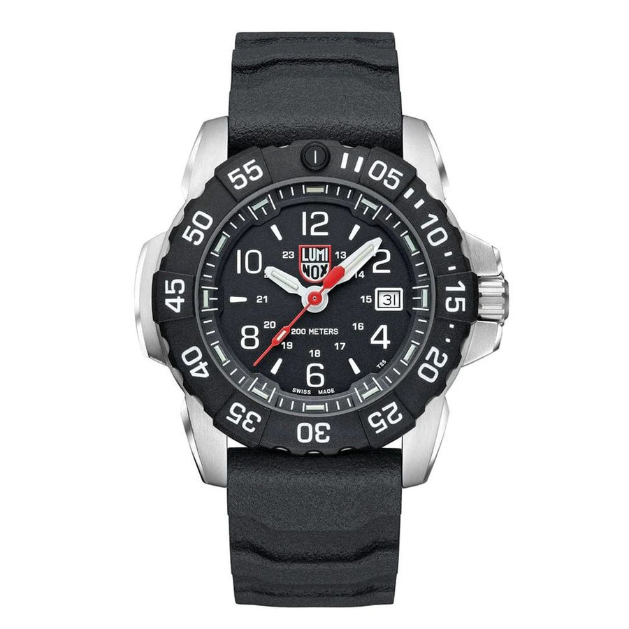 Black Rubber Sport Watch