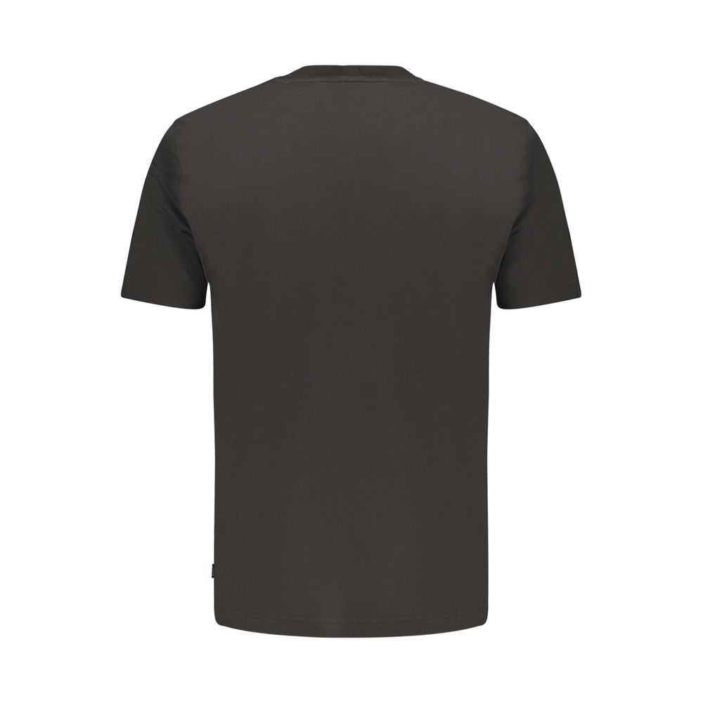 Black Cotton T-Shirt