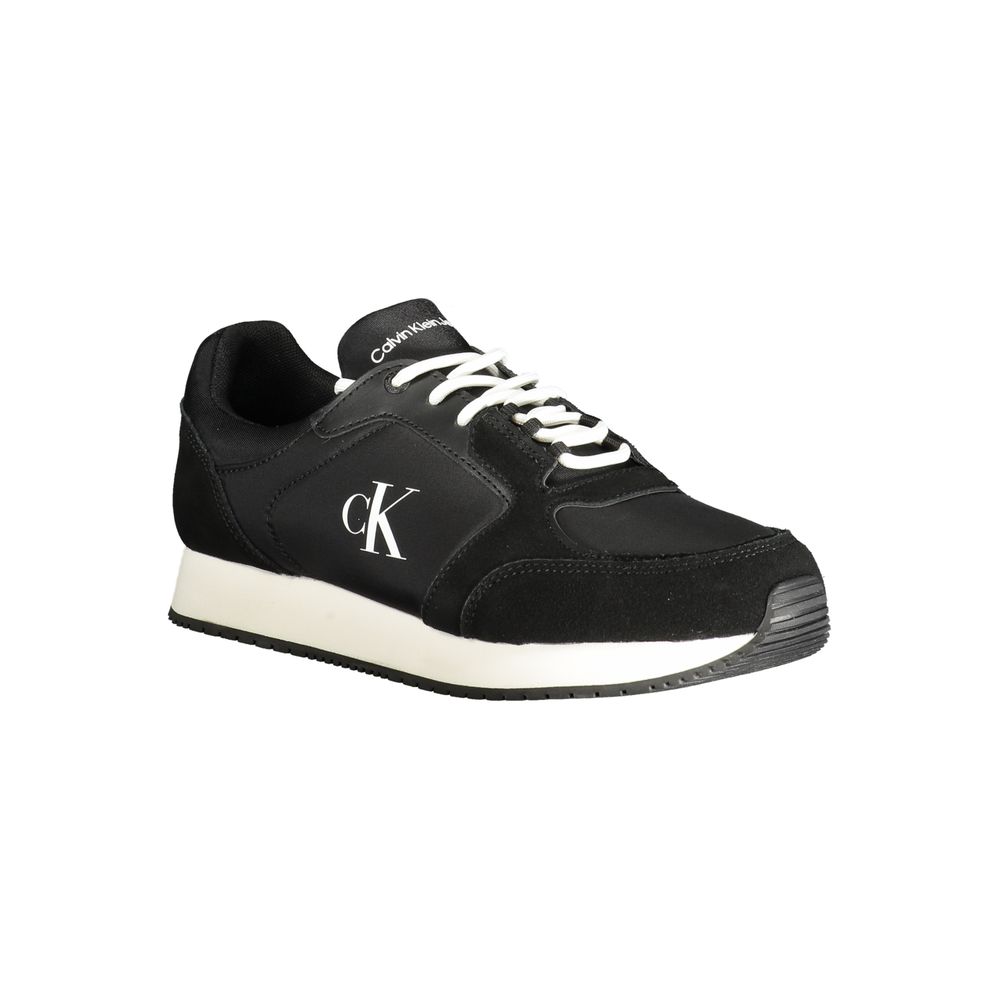 Black Polyethylene Men Sneaker