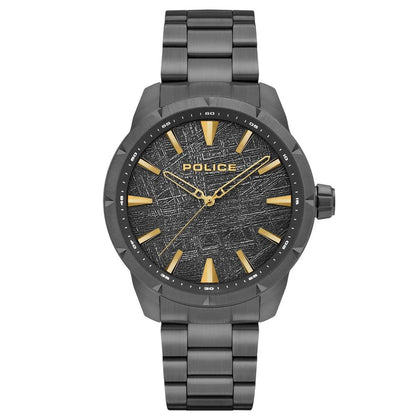 Black Stainless Steel Dress Watch