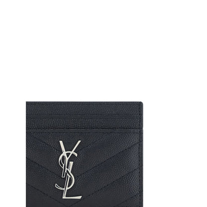 Black Leather Card Holder