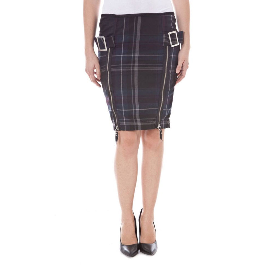 Blu Polyester Women Skirt