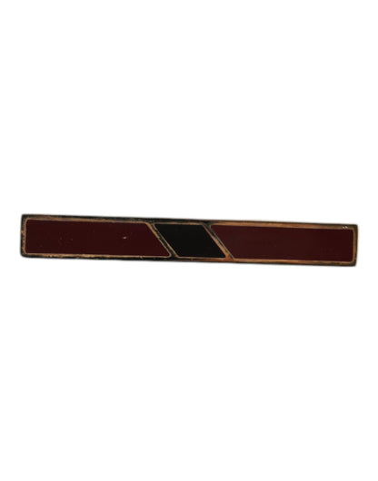 Multicolor Gold Tone Brass Tie Clip Bar