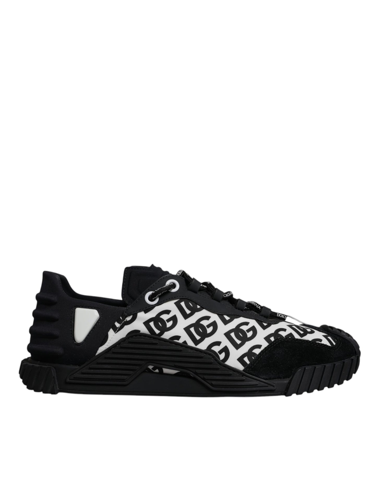 Black Logo Lace Up Low Top NS1 Sneakers Shoes