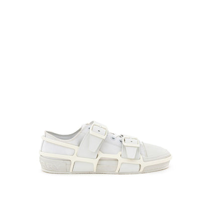 White Cotton Athletic Sneakers