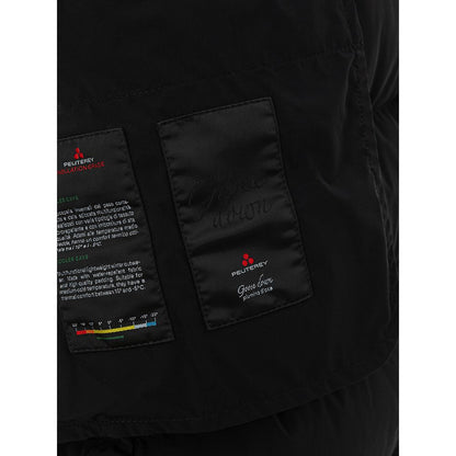 Black Polyamide Full-Length Jacket