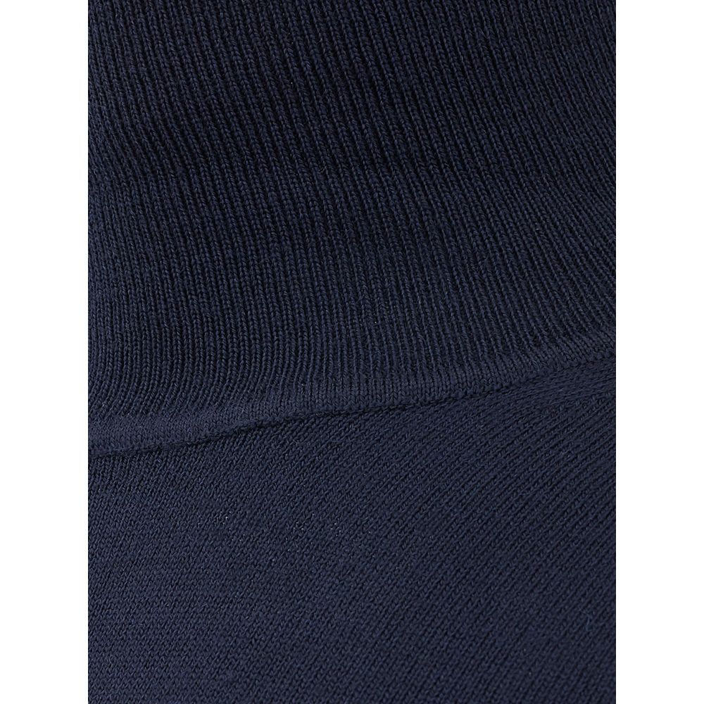 Blue Wool Turtleneck