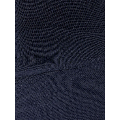 Blue Wool Turtleneck