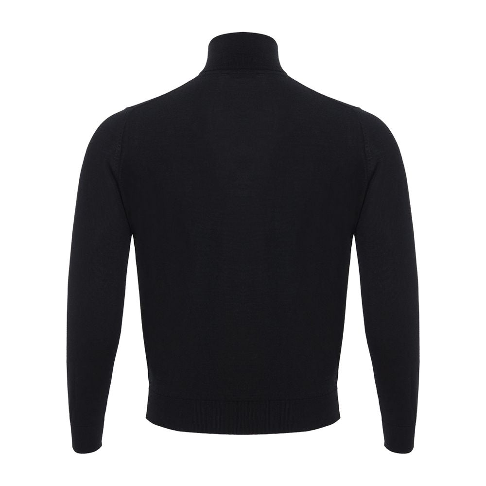 Black Cashmere Turtleneck