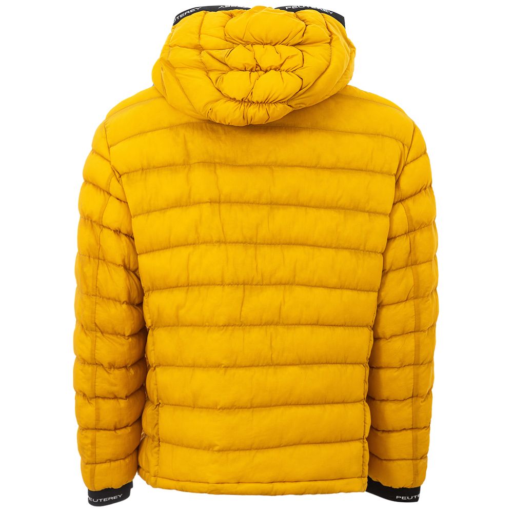 Yellow Polyamide Full-Length Jacket