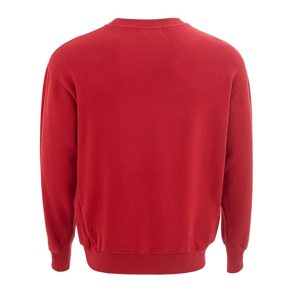 Red Cotton Sweatshirt