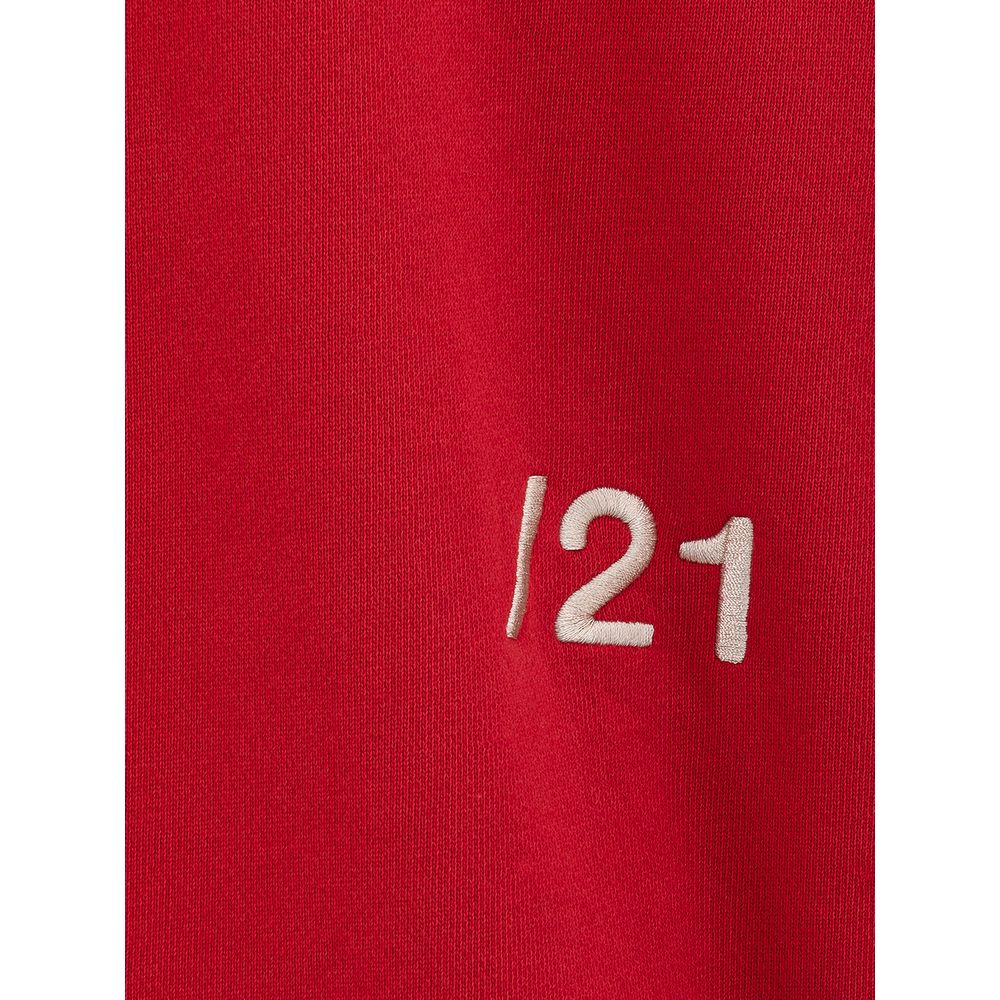 Red Cotton Sweatshirt