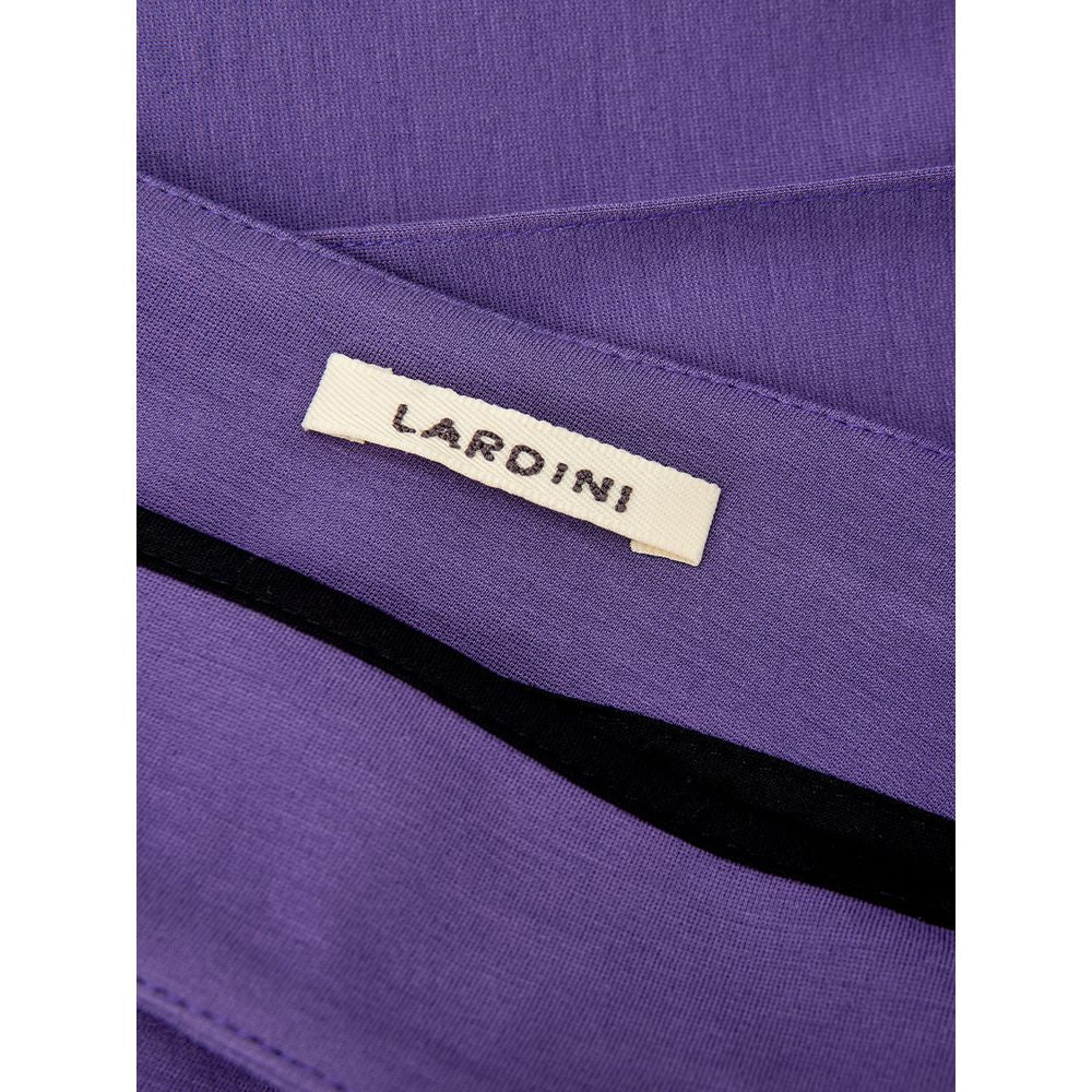 Purple Viscose Athletic Pants