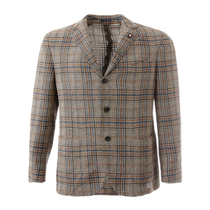Multicolor Linen Blazer