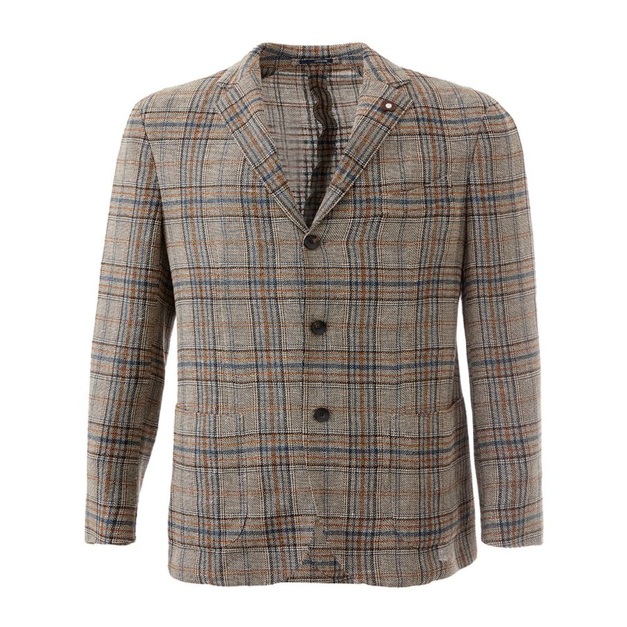 Multicolor Linen Blazer