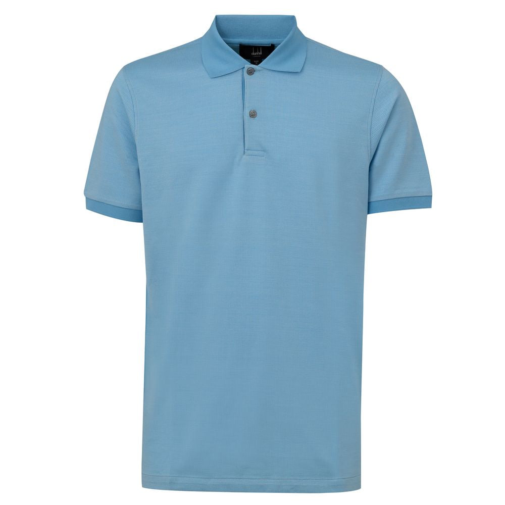 Blue Cotton Polo Shirt
