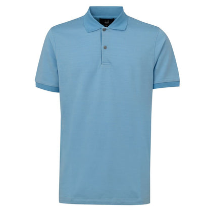 Blue Cotton Polo Shirt