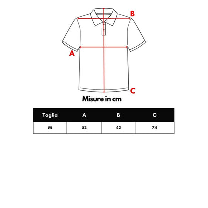 Blue Cotton Polo Shirt