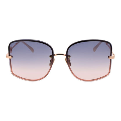 Rose Gold Metal Sunglasses