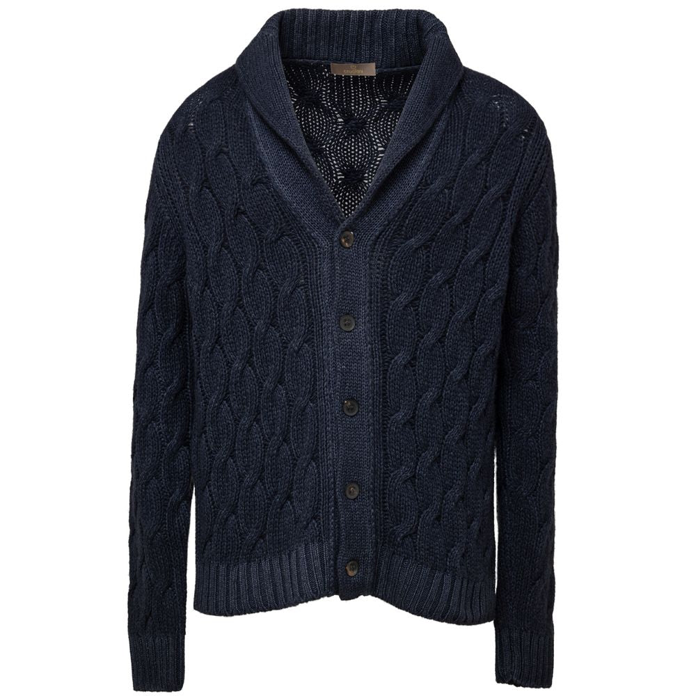 Blue Cashmere Cardigan