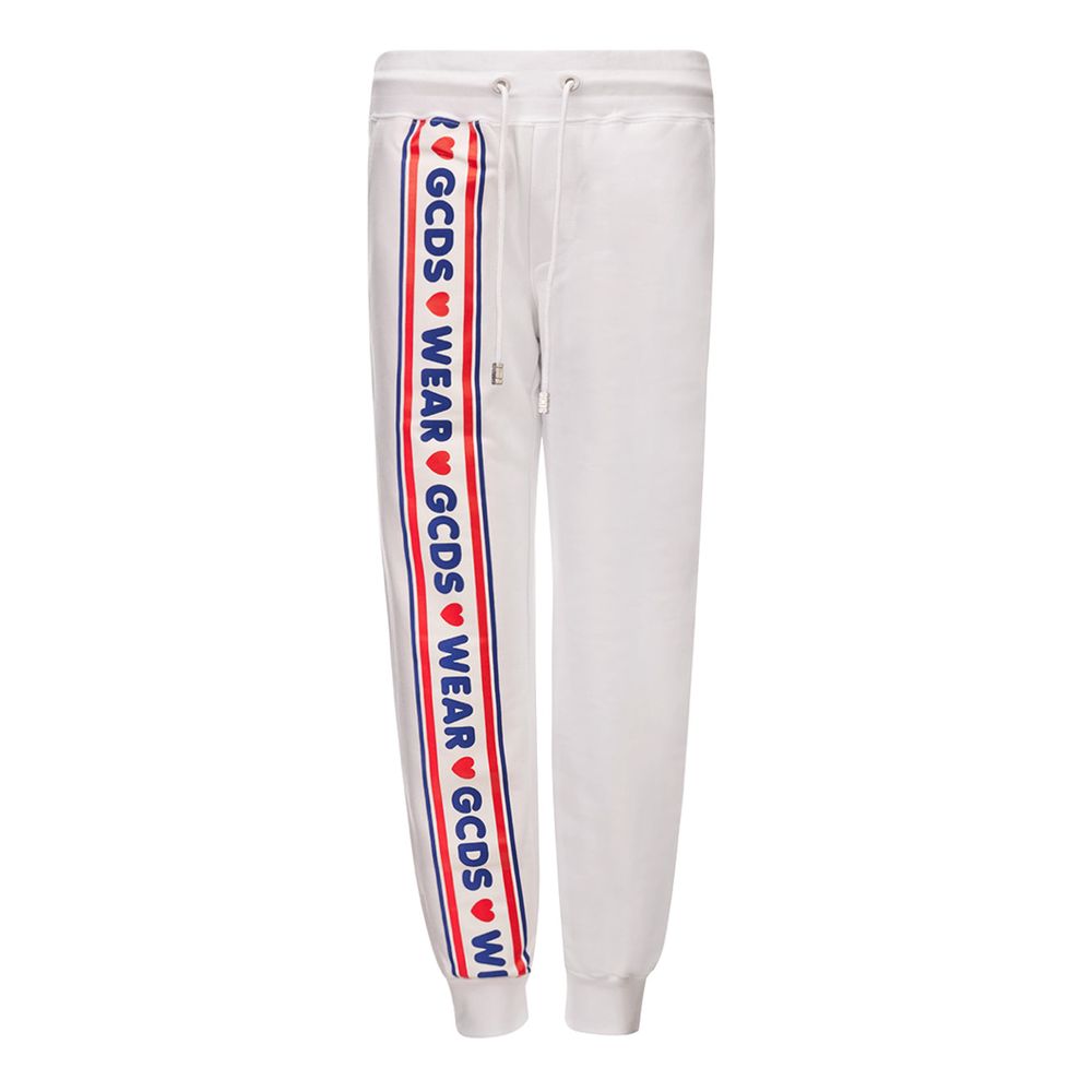 White Cotton Joggers (Workout Pants)
