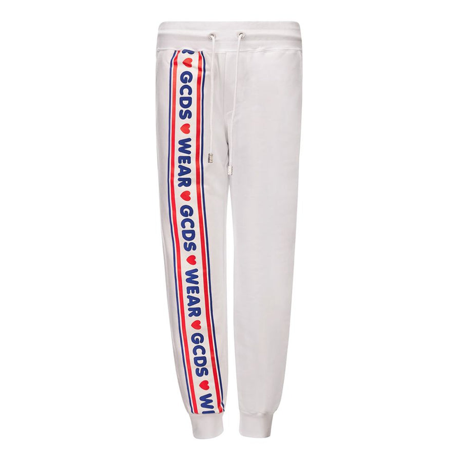 White Cotton Joggers (Workout Pants)