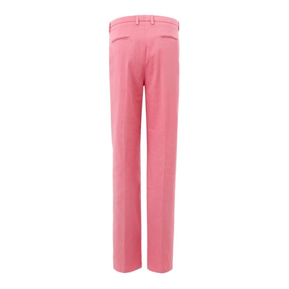 Pink Cotton Chino Pants