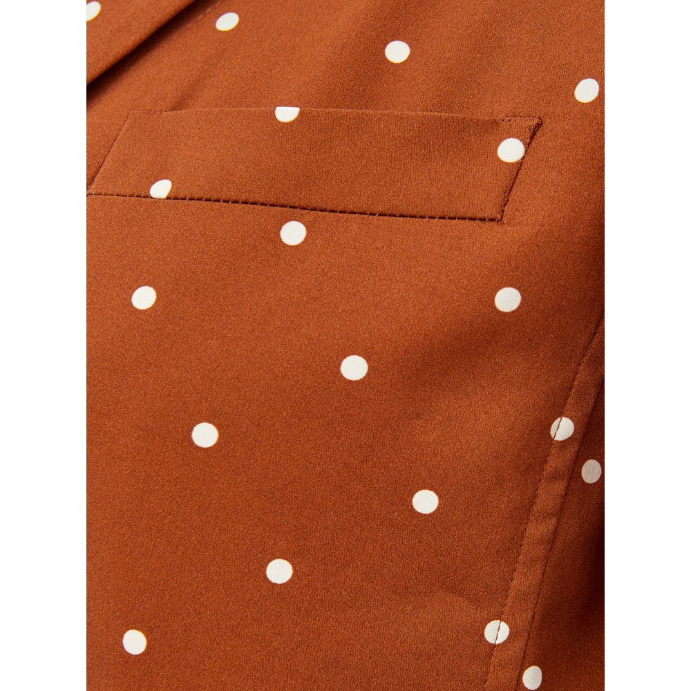 Brown Cotton Trench Coat