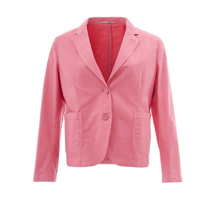 Pink Cotton Blazer