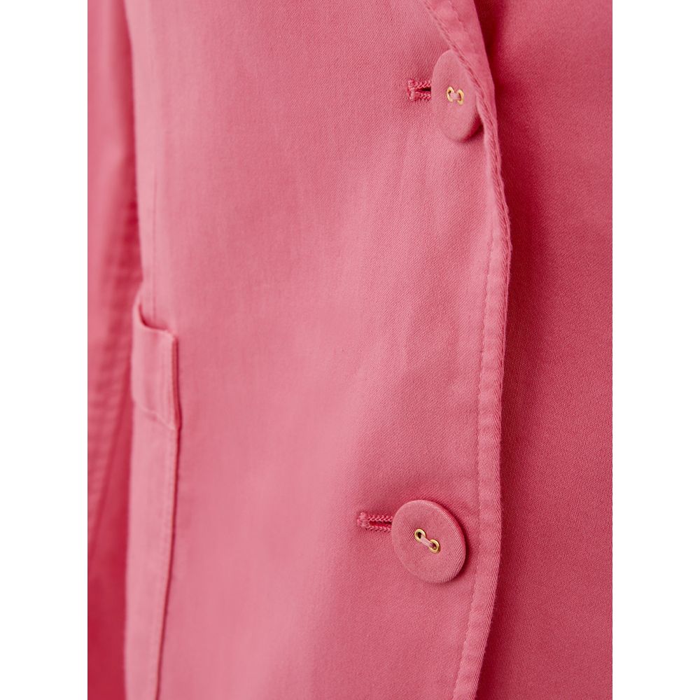 Pink Cotton Blazer