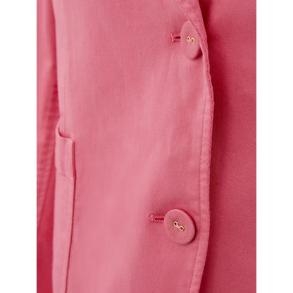 Pink Cotton Blazer