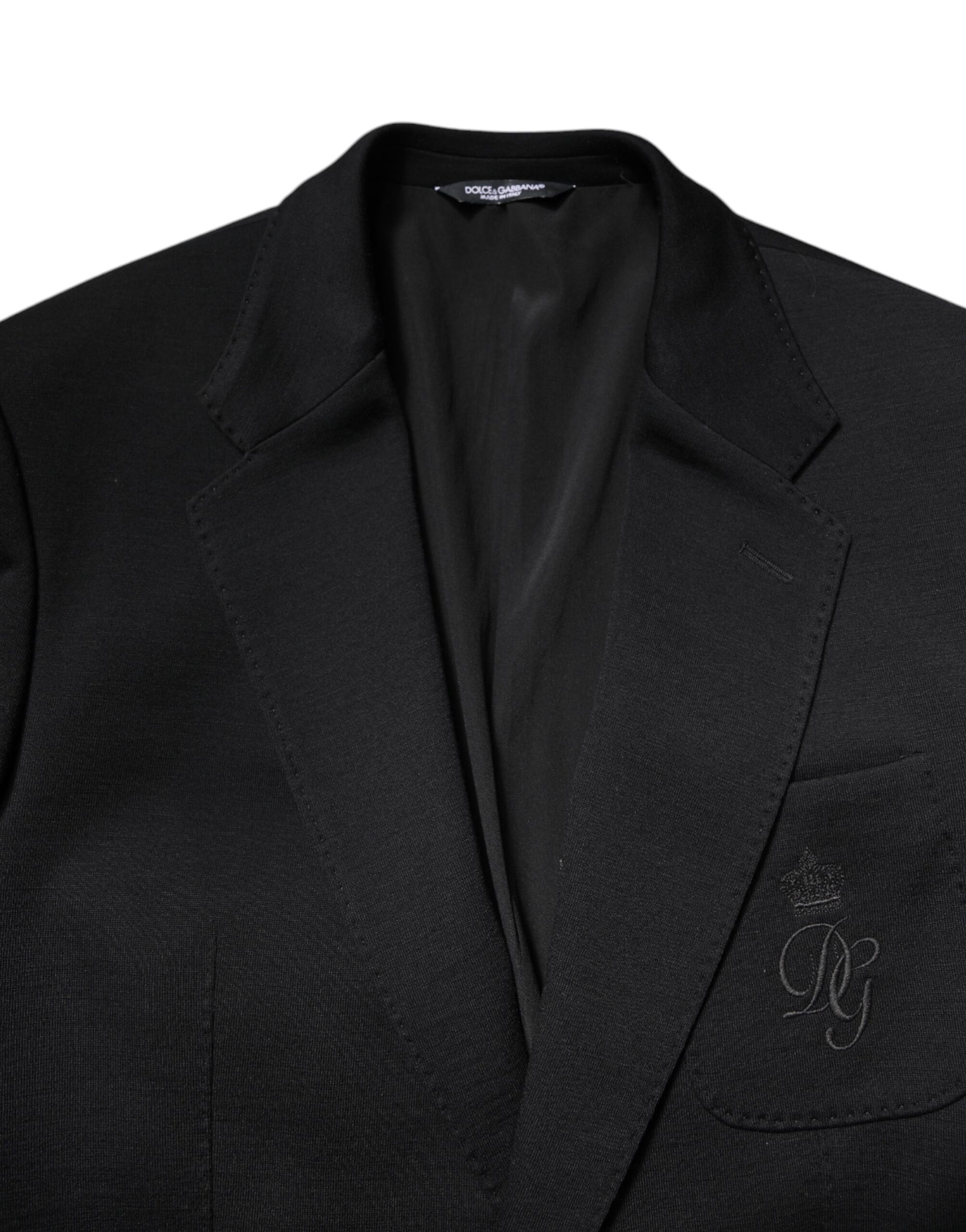 Black Wool Slim Fit Coat Blazer Jacket Suit