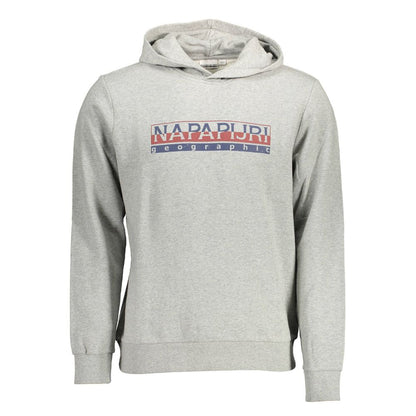 Grigio Cotton Men Sweatshirt