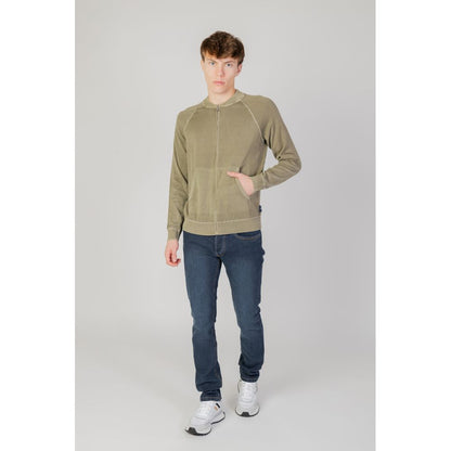 Green Cotton Sweatshirt