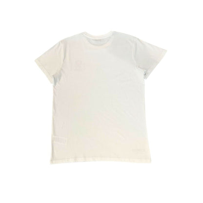 White Cotton Men T-Shirt