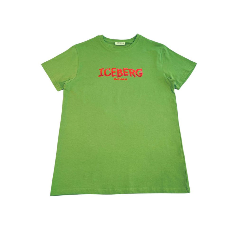 Green Cotton Men T-Shirt