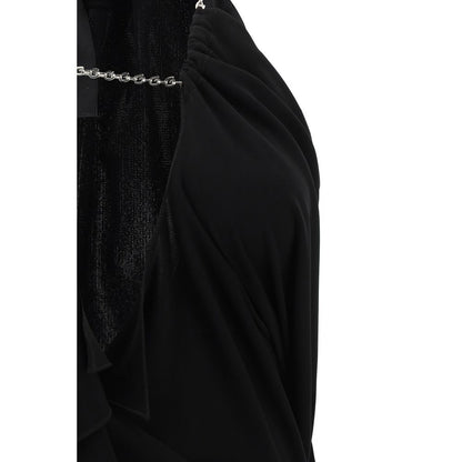 Black Viscose Cocktail Dress
