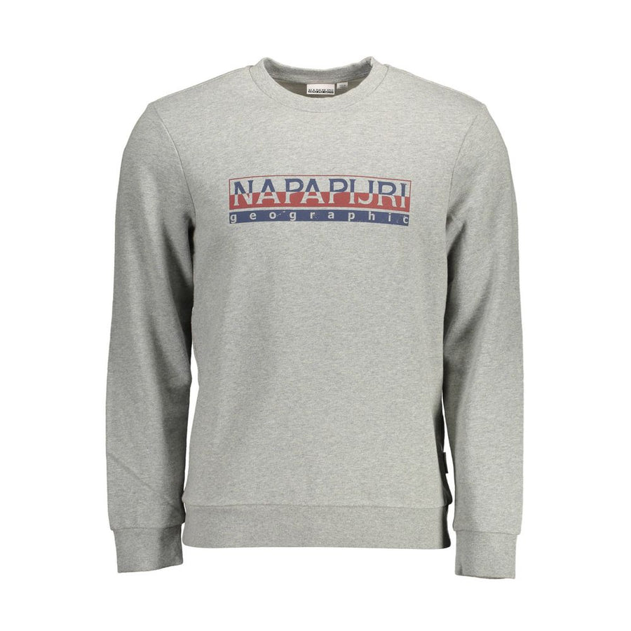 Grigio Cotton Men Sweatshirt