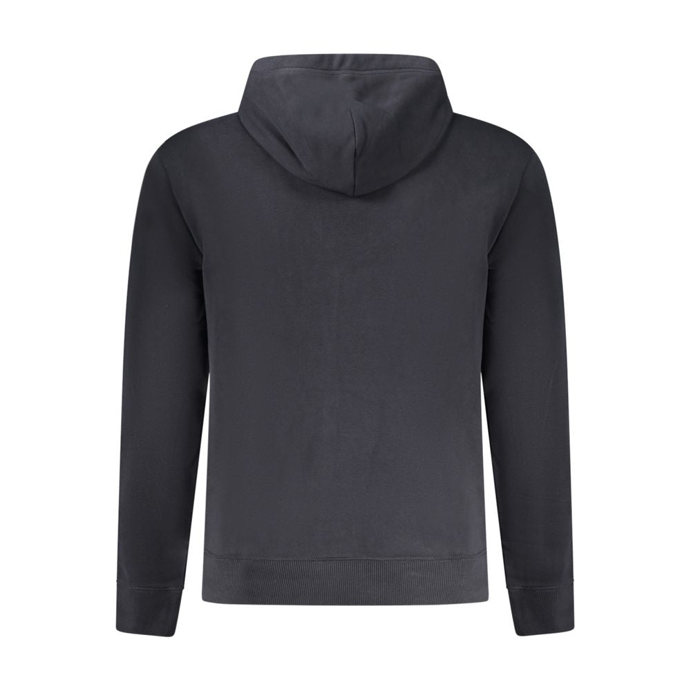 Black Cotton Men Sweater