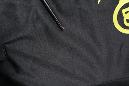 Black Logo Turtleneck Zip Bomber Jacket
