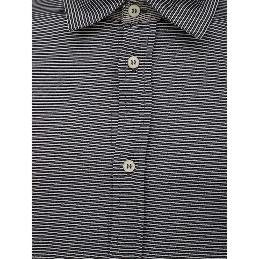Bicolor Cotton Dress Shirt