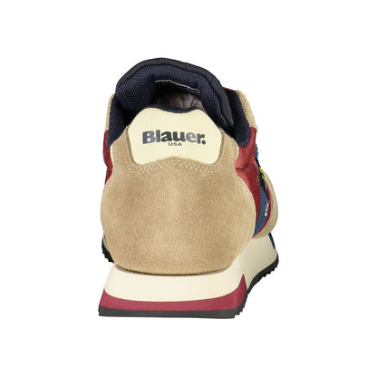 Beige Polyester Sneaker