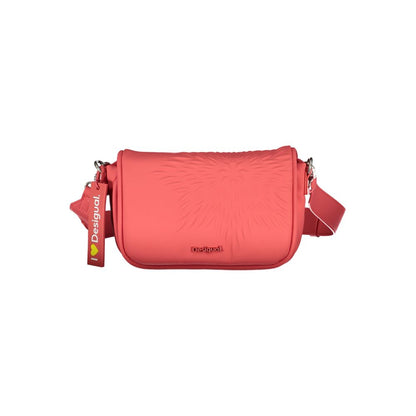 Rosso Polyurethane Women Handbag