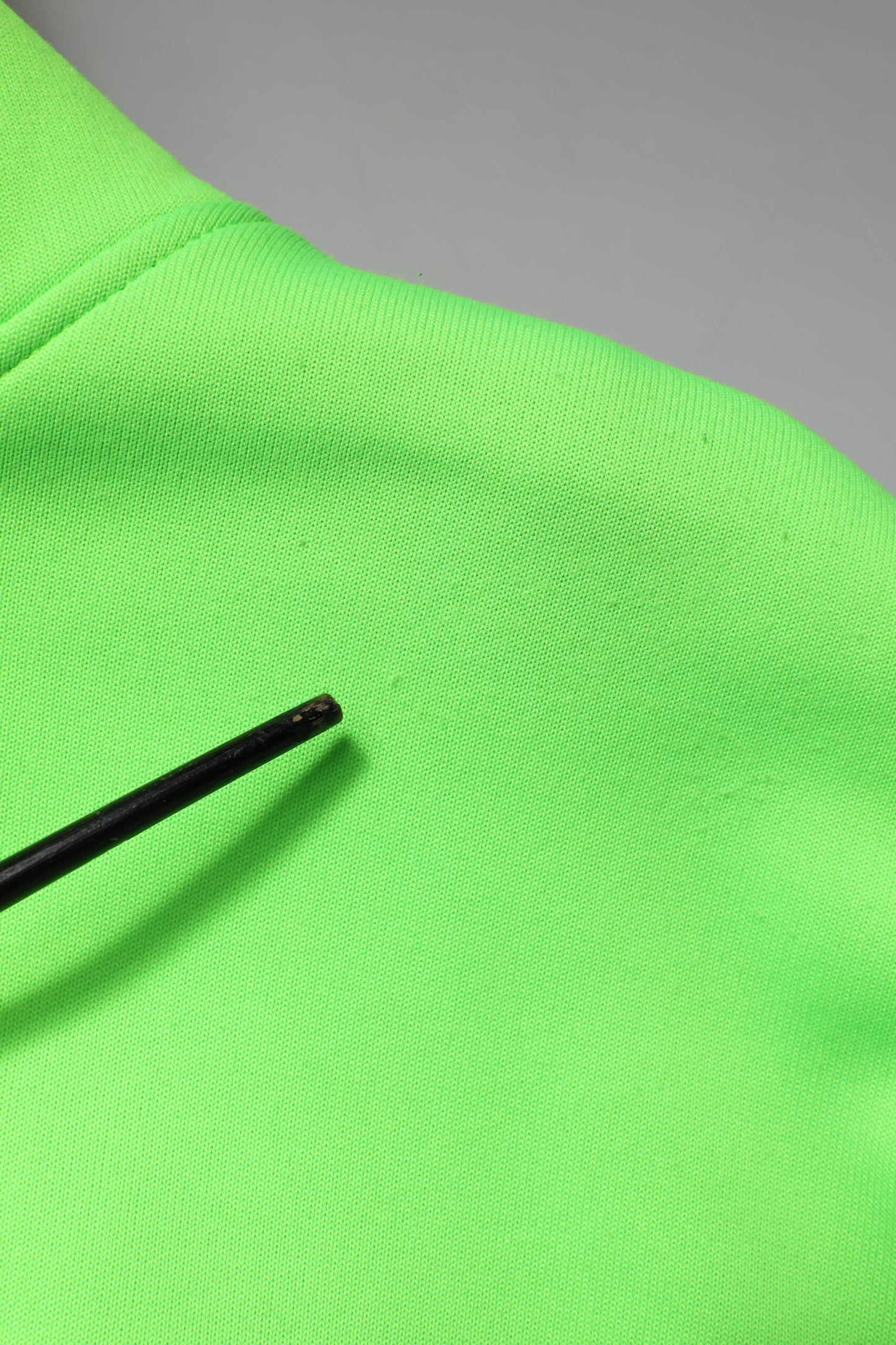 Green Polyester Hooded Sportswear Vest Sweater