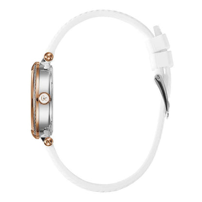 White Synthetic Dress Watch